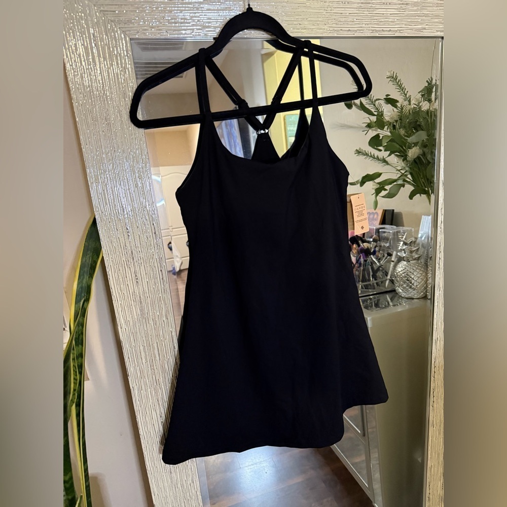POPILUSH Shapewear Crisscross Back Workout Dress - Picture 7 of 10
